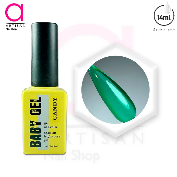 تصویر  لاک ژل آبنباتی کد 5 بیبی ژل Baby Gel