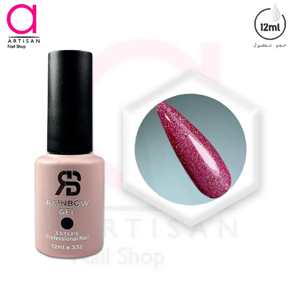 تصویر  لاک ژل دیسکو دیاموند کد 283 رینبو Rainbow