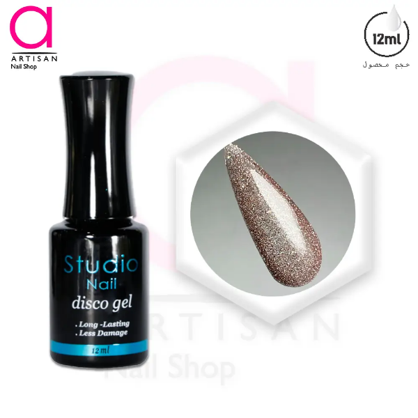 تصویر  لاک ژل دیسکو کد 3 استودیو Studio