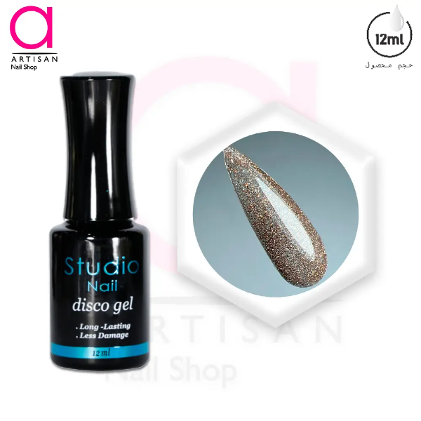تصویر  لاک ژل دیسکو کد 4 استودیو Studio