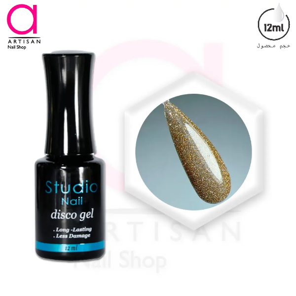 تصویر  لاک ژل دیسکو کد 10 استودیو Studio