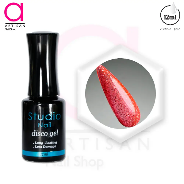 تصویر  لاک ژل دیسکو کد 14 استودیو Studio
