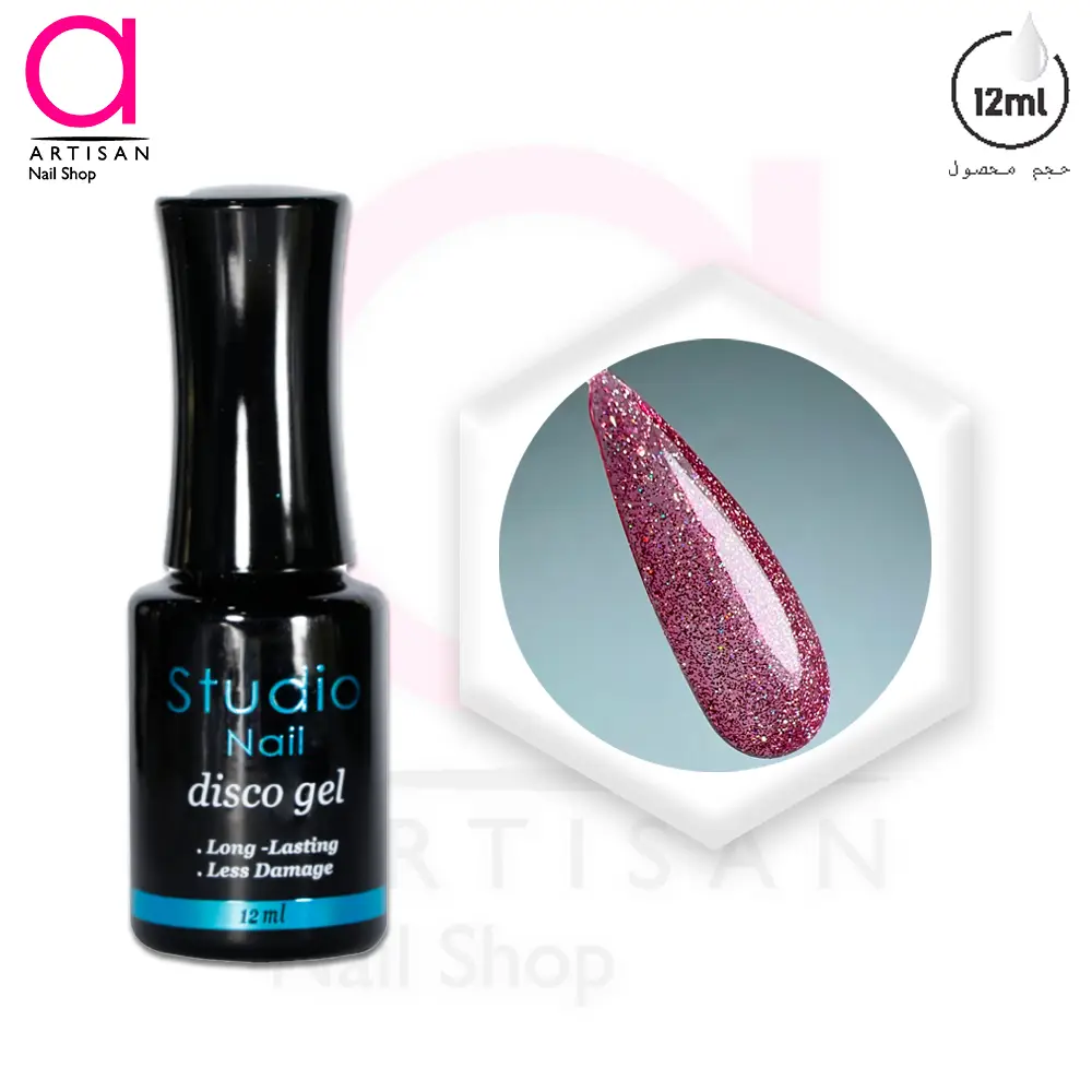 تصویر  لاک ژل دیسکو کد 16 استودیو Studio