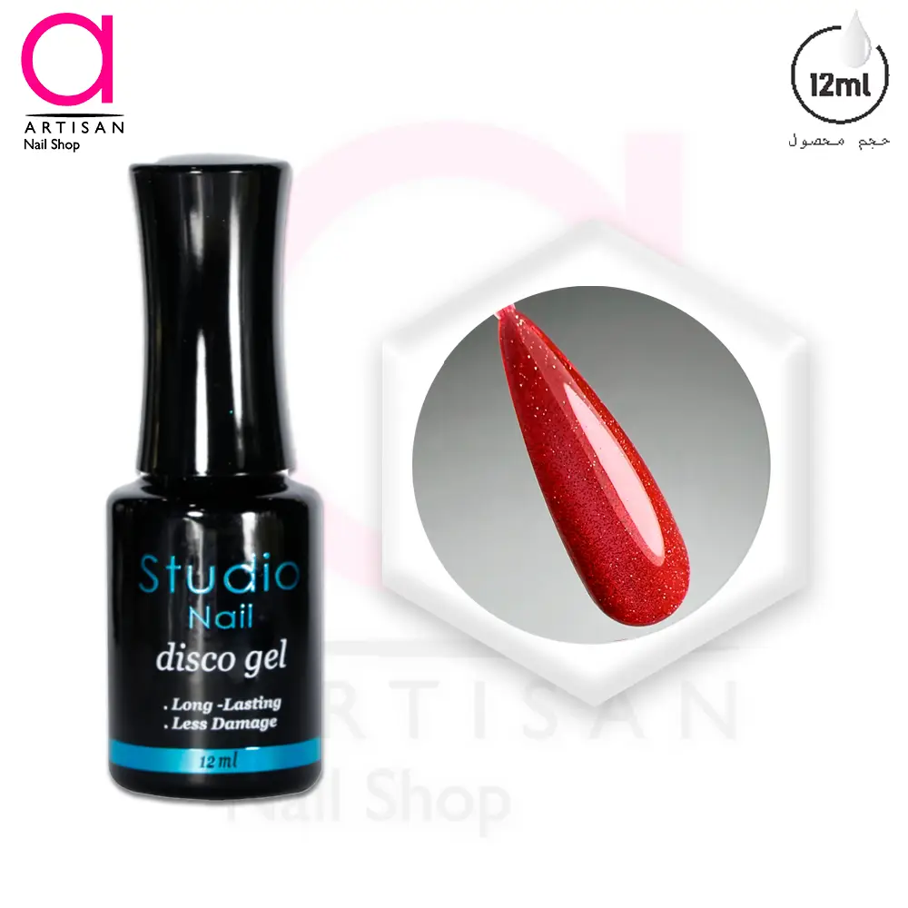تصویر  لاک ژل دیسکو کد 22 استودیو Studio