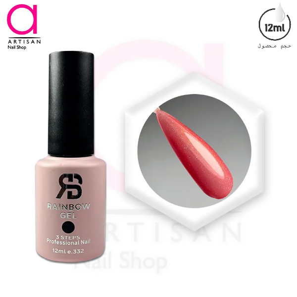 تصویر  لاک ژل نوود شاین کد 294 رینبو Rainbow