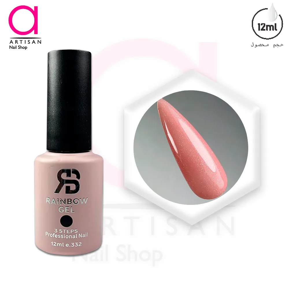 تصویر  لاک ژل نوود شاین کد 295 رینبو Rainbow