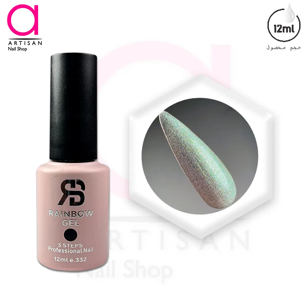 تصویر  لاک ژل نوود شاین کد 299 رینبو Rainbow