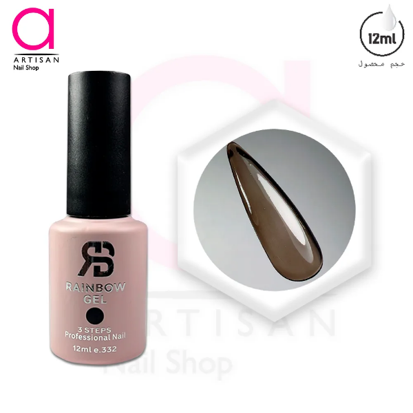 تصویر  لاک ژل آبنباتی کد 319 رینبو Rainbow