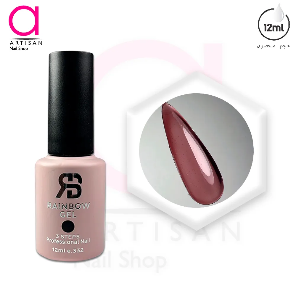 تصویر  لاک ژل آبنباتی کد 320 رینبو Rainbow