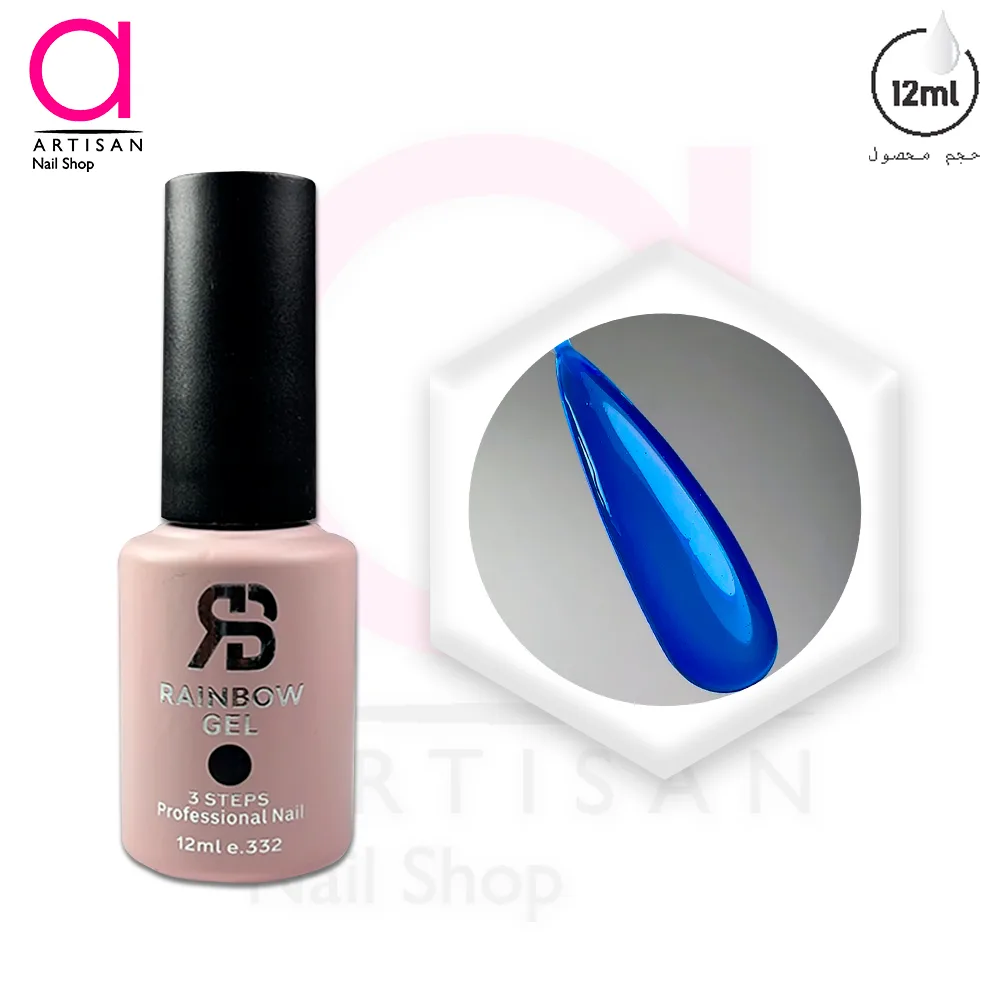 تصویر  لاک ژل آبنباتی کد 321 رینبو Rainbow