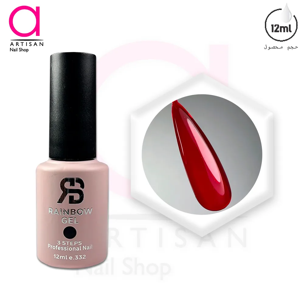 تصویر  لاک ژل آبنباتی کد 323 رینبو Rainbow