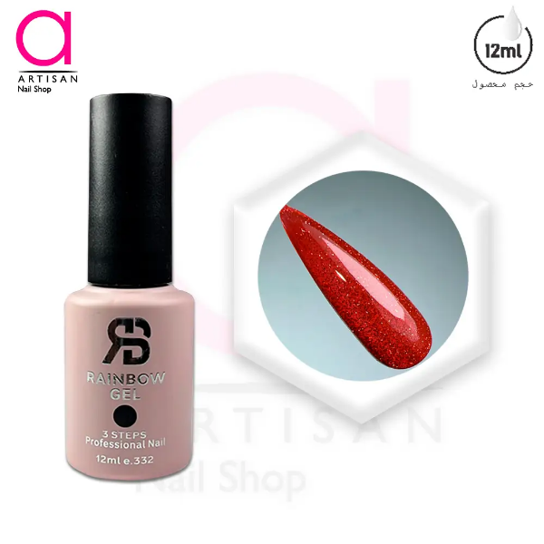 تصویر  لاک ژل دیسکو کد 269 رینبو Rainbow