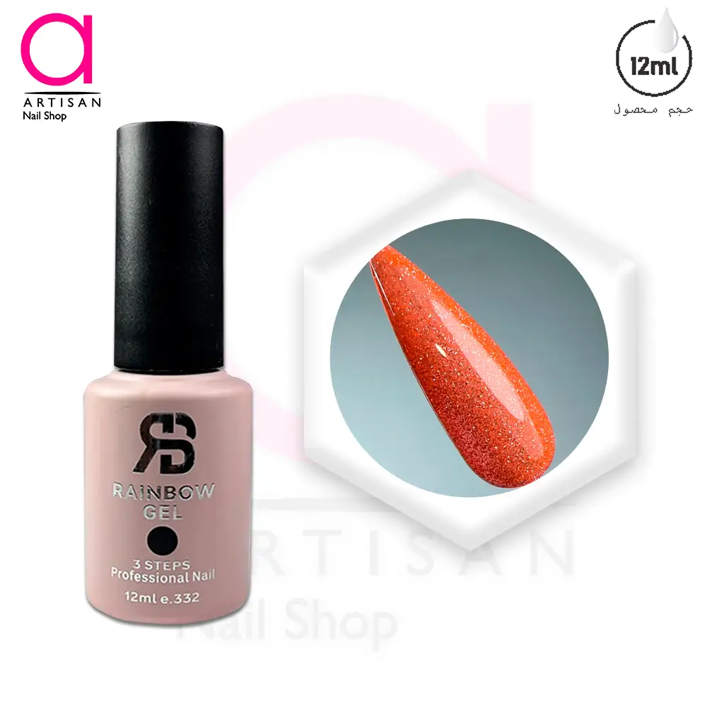 تصویر  لاک ژل دیسکو کد 271 رینبو Rainbow