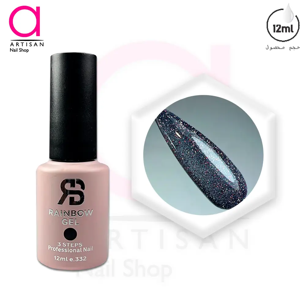 تصویر  لاک ژل دیسکو کد 275 رینبو Rainbow