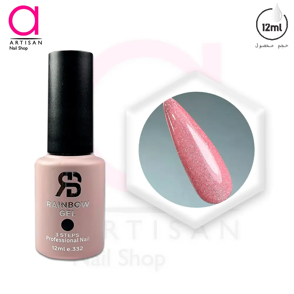 تصویر  لاک ژل دیسکو کد 276 رینبو Rainbow