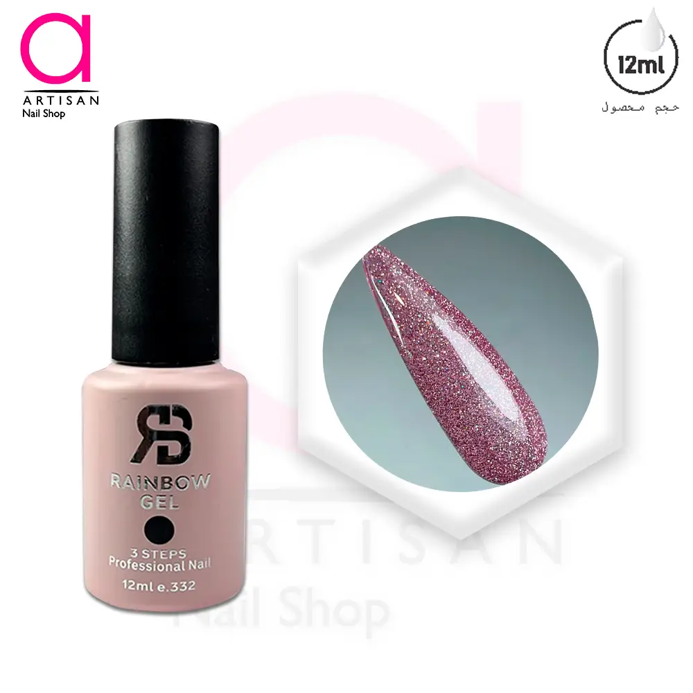 تصویر  لاک ژل دیسکو کد 279 رینبو Rainbow