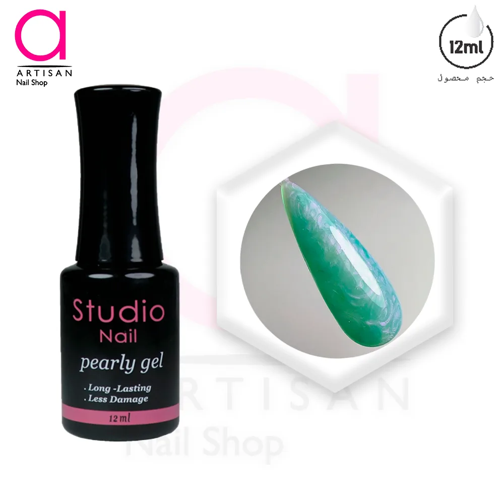 تصویر  لاک ژل مرواریدی کد 7 استودیو Studio