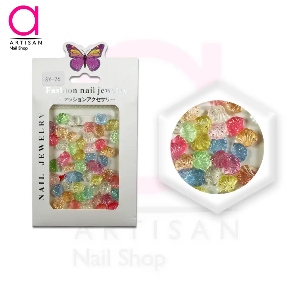 تصویر  دیزاین طرح صدف ناخن