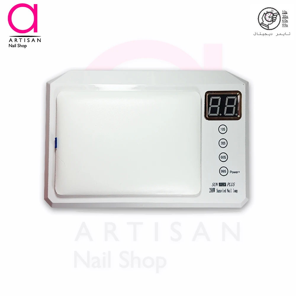 تصویر  دستگاه یووی ال ای دی (LED-UV) کاشت ناخن ای ام مدل EM H18 Plus