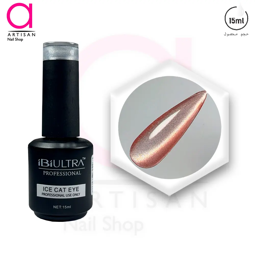 تصویر  لاک ژل آیس سرامیکی کد 3 آی بی آی Ibi