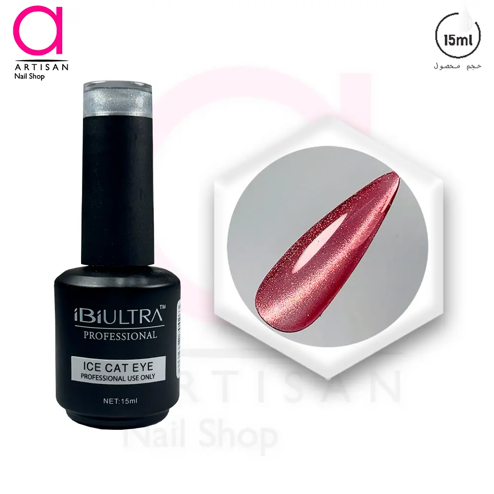 تصویر  لاک ژل آیس سرامیکی کد 4 آی بی آی Ibi