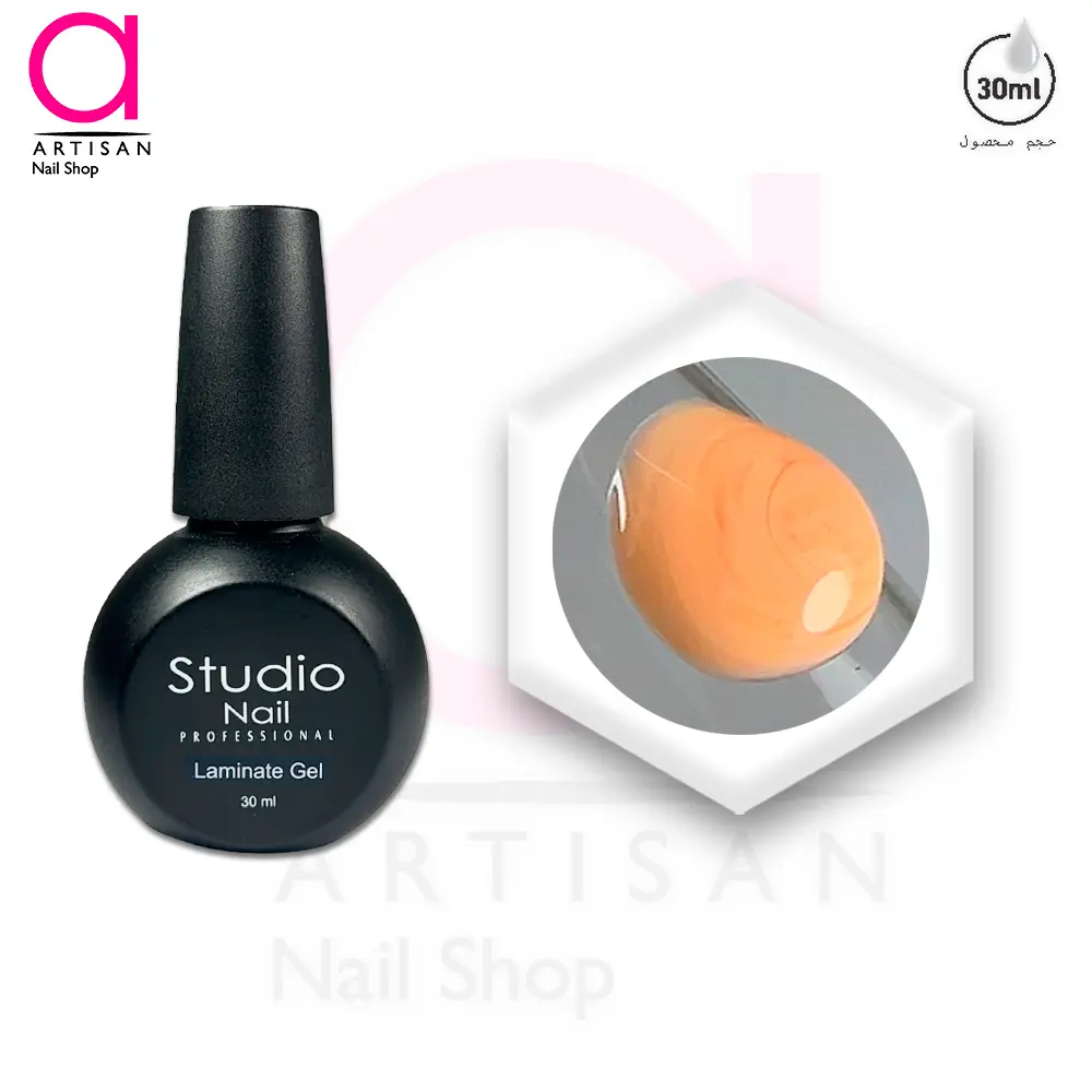 تصویر  رابر بیس (لمینت) کاشت ناخن30 میل pink4 استودیو Studio