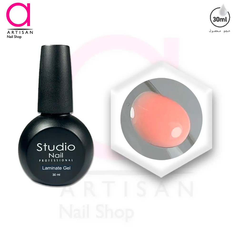 تصویر  رابر بیس (لمینت) کاشت ناخن30 میل pink8 استودیو Studio