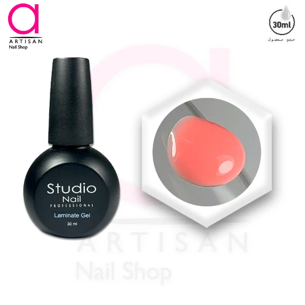 تصویر  رابر بیس (لمینت) کاشت ناخن30 میل pink9 استودیو Studio