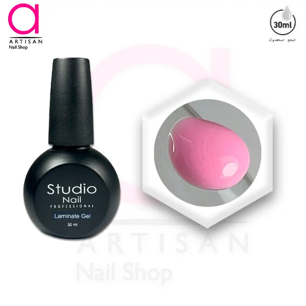 تصویر  رابر بیس (لمینت) کاشت ناخن30 میل pink10 استودیو Studio