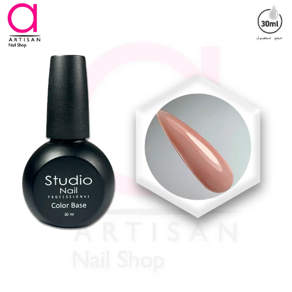 تصویر  لاک ژل بیس 30 میل کد 13 استودیو Studio