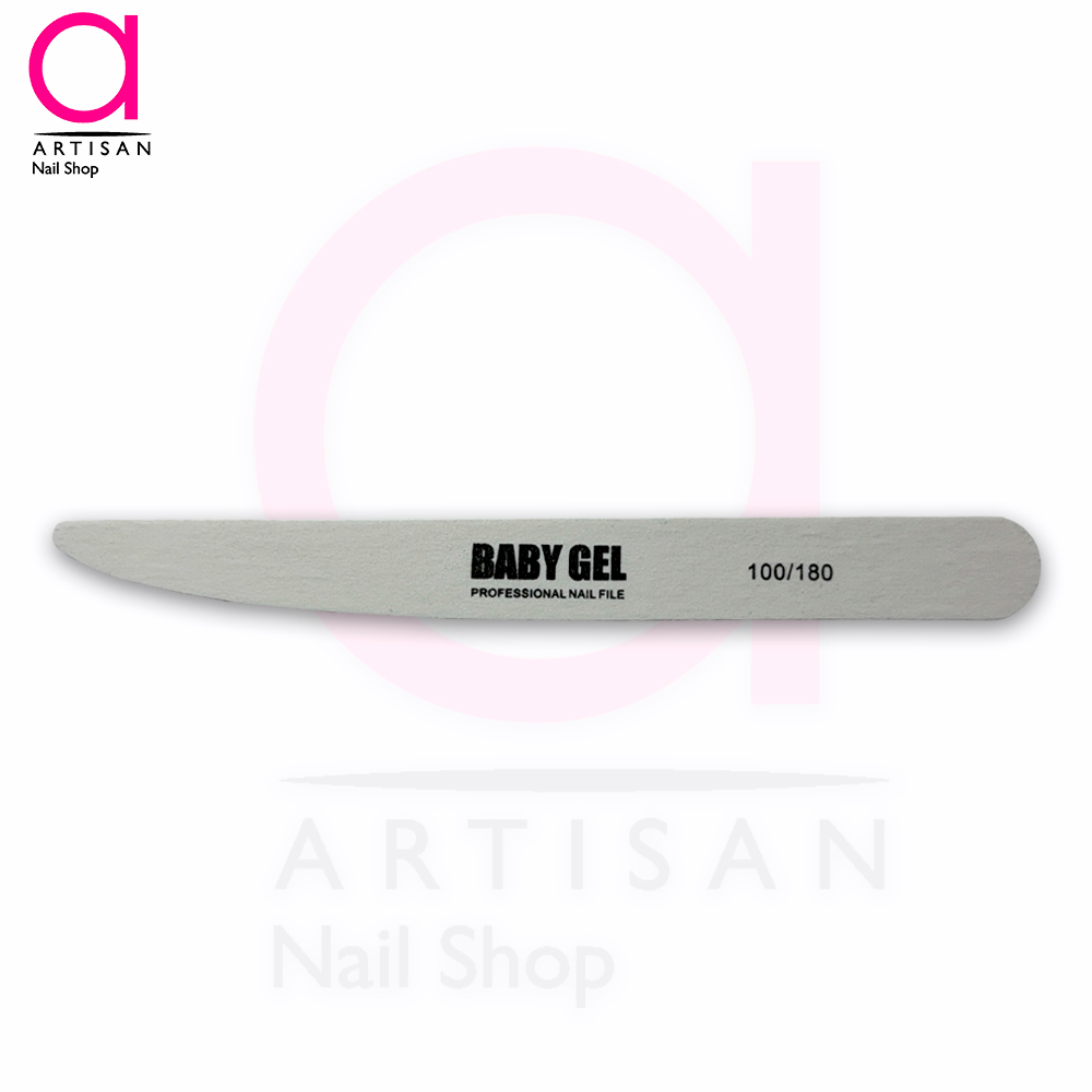 تصویر  سوهان دستی مانیکور ناخن 100/180 بیبی ژل Baby Gel