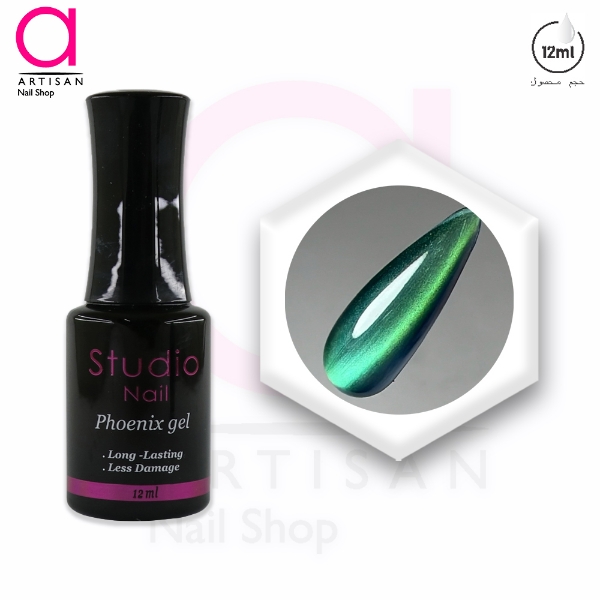 تصویر  لاک ژل آیس سرامیکی فونیکس کد 7 استودیو Studio