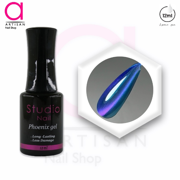تصویر  لاک ژل آیس سرامیکی فونیکس کد 10 استودیو Studio