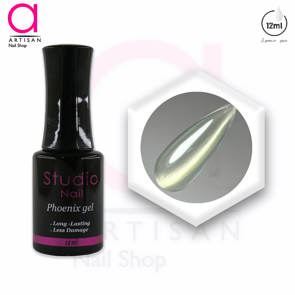 تصویر  لاک ژل آیس سرامیکی فونیکس کد 11 استودیو Studio