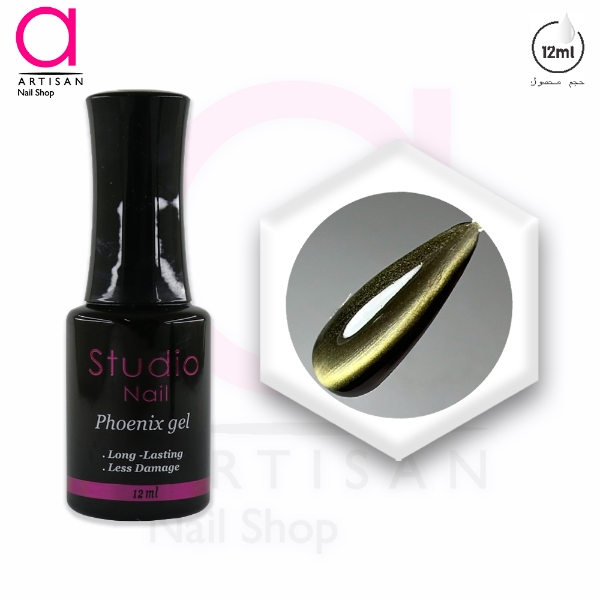 تصویر  لاک ژل آیس سرامیکی فونیکس کد 13 استودیو Studio