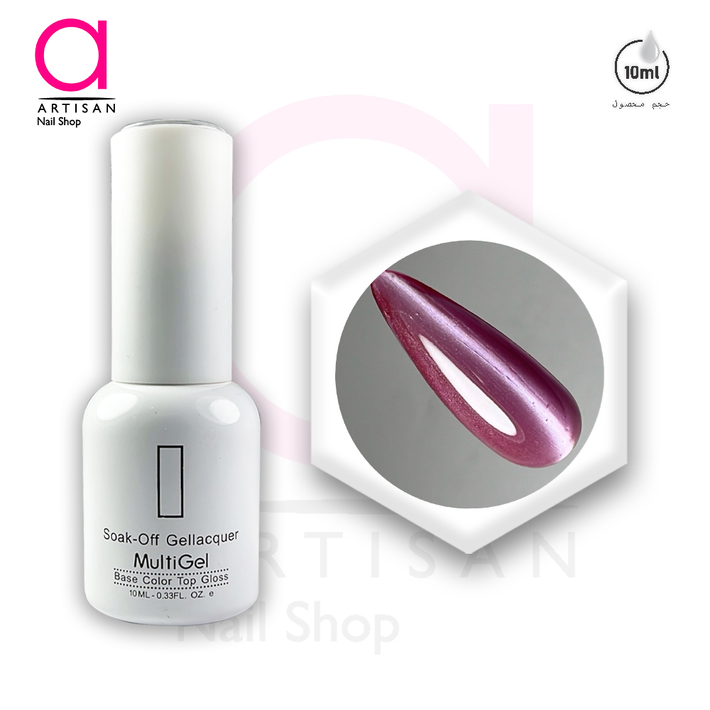 تصویر  لاک ژل آیس سرامیکی کد 12 مولتی ژل Multi Gel