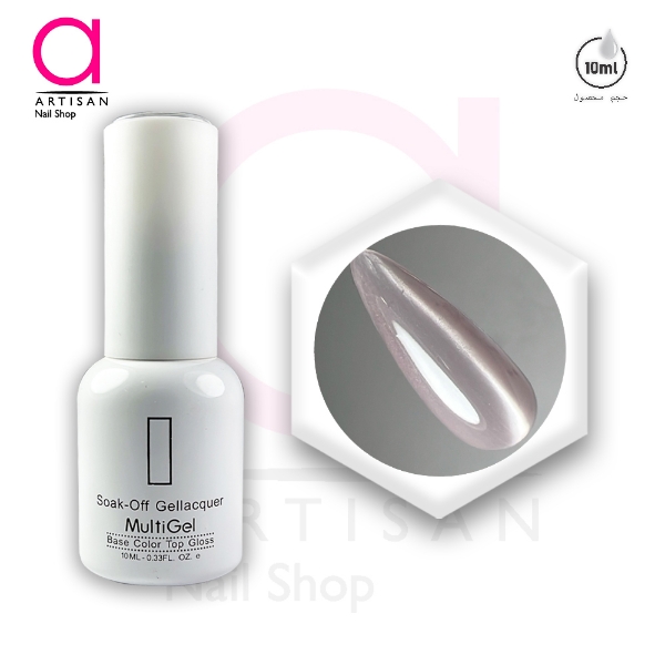 تصویر  لاک ژل آیس سرامیکی کد 21 مولتی ژل Multi Gel