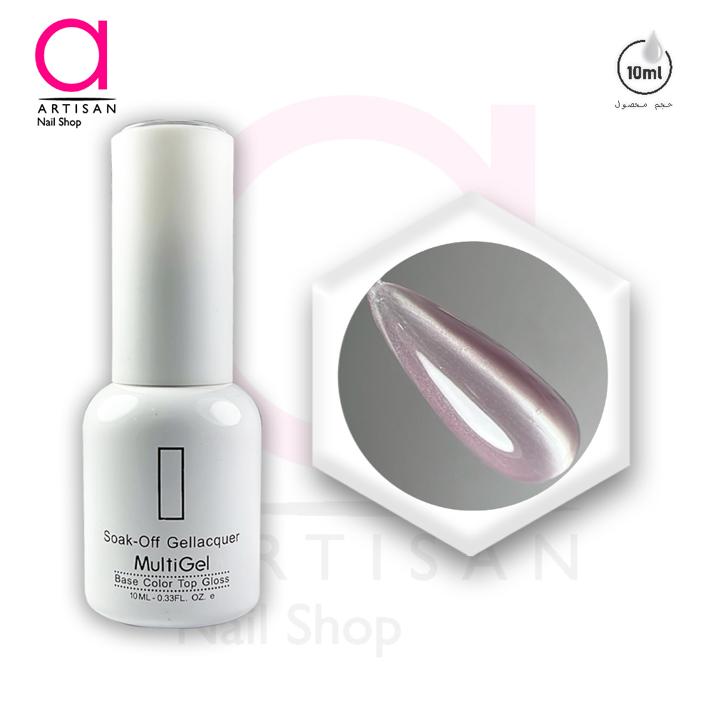 تصویر  لاک ژل آیس سرامیکی کد 20 مولتی ژل Multi Gel