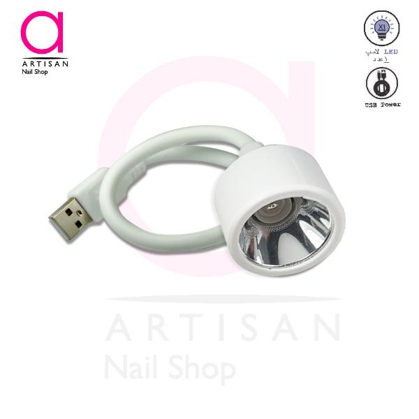 تصویر  یووی کاشت ناخن انگشتی USB سفید مدل 1