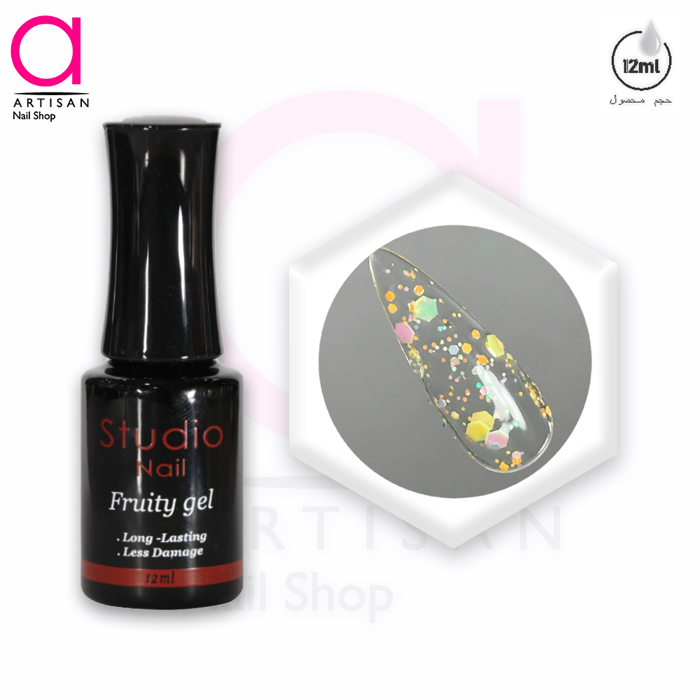 تصویر  لاک ژل میوه ای کد 13 استودیو Studio