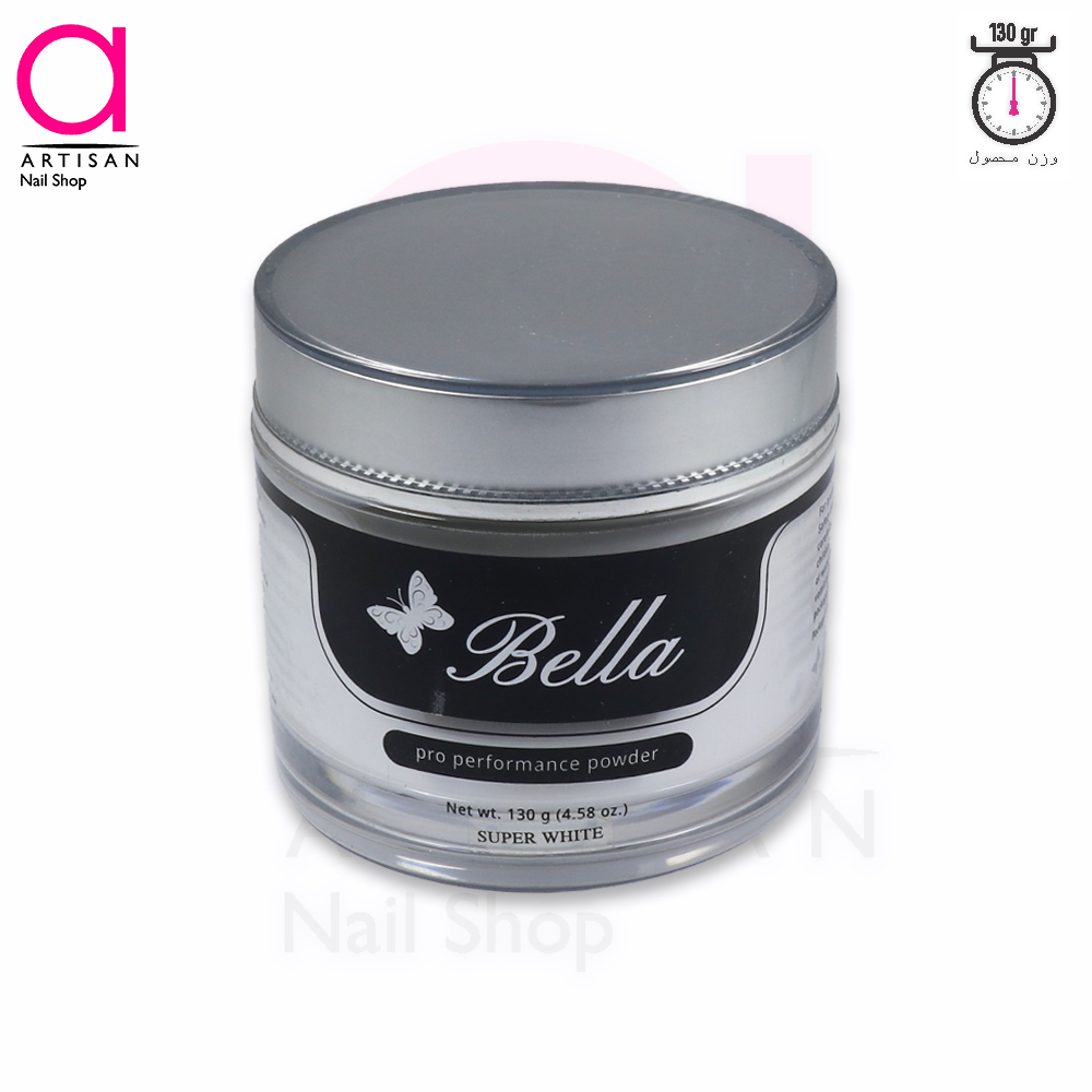 تصویر  پودر کاشت ناخن سفید 130 گرم بلا Bella