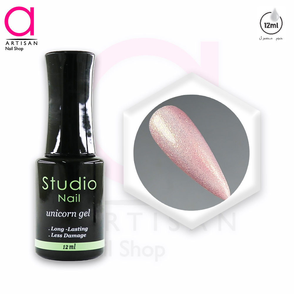 تصویر  لاک ژل یونیکورن کد 9 استودیو Studio