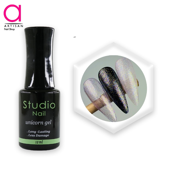 تصویر  لاک ژل یونیکورن کد 8 استودیو Studio