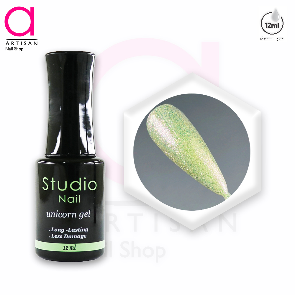 تصویر  لاک ژل یونیکورن کد 7 استودیو Studio