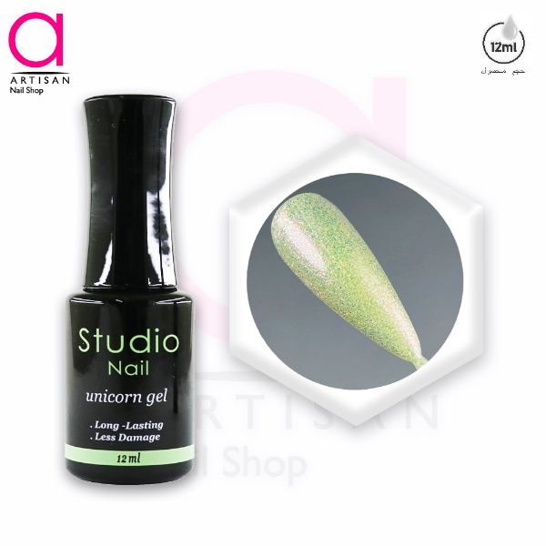 تصویر  لاک ژل یونیکورن کد 7 استودیو Studio