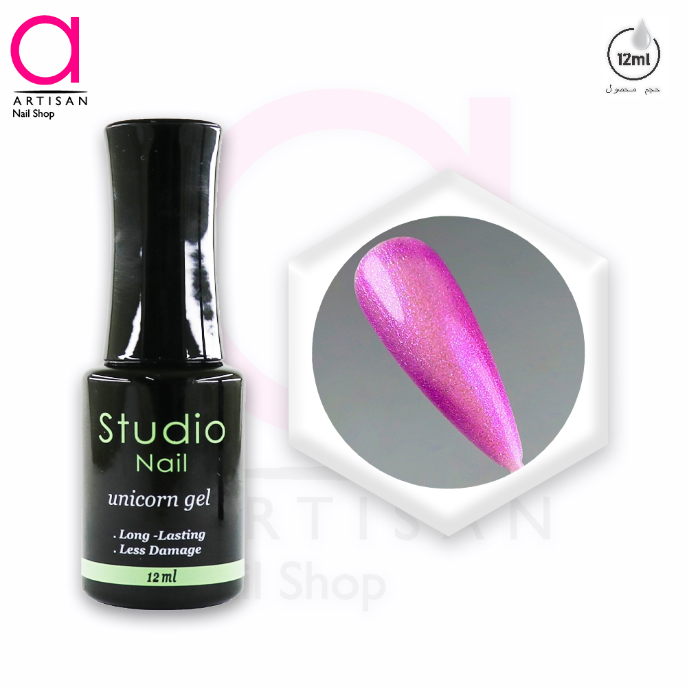 تصویر  لاک ژل یونیکورن کد 6 استودیو Studio
