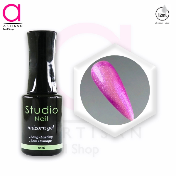 تصویر  لاک ژل یونیکورن کد 6 استودیو Studio