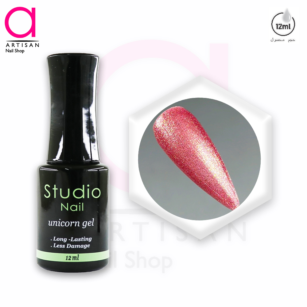 تصویر  لاک ژل یونیکورن کد 2 استودیو Studio