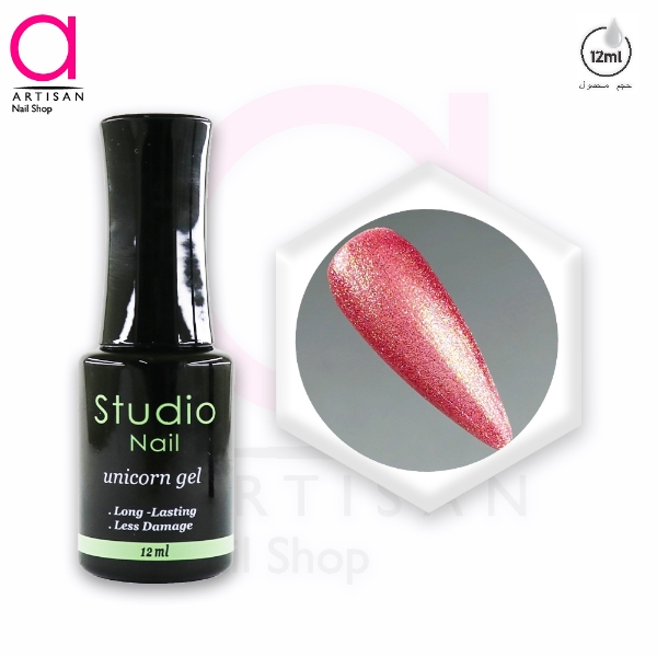 تصویر  لاک ژل یونیکورن کد 2 استودیو Studio