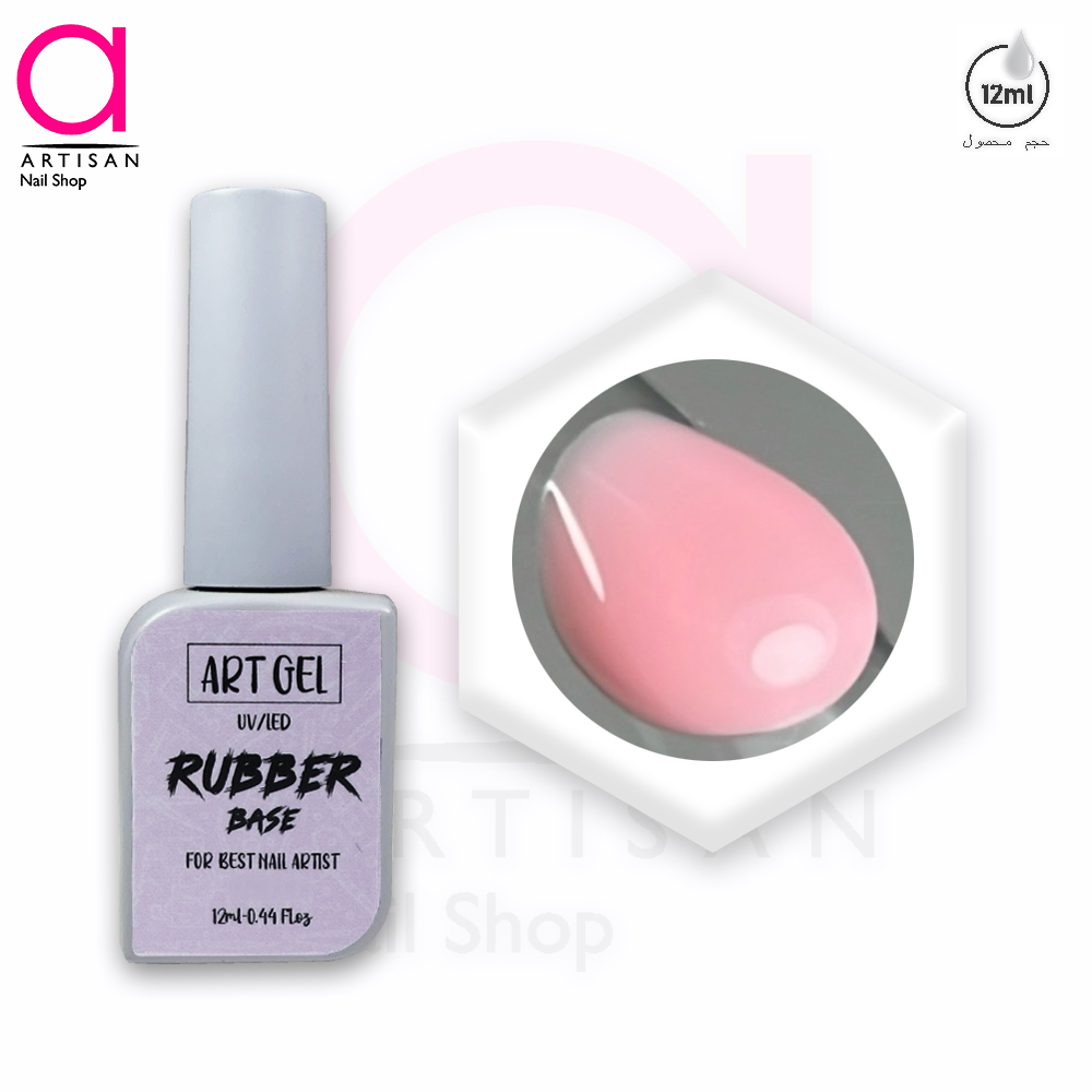 تصویر  رابر بیس(لمینت)کاشت ناخن کد 12 آرت ژل Artgel